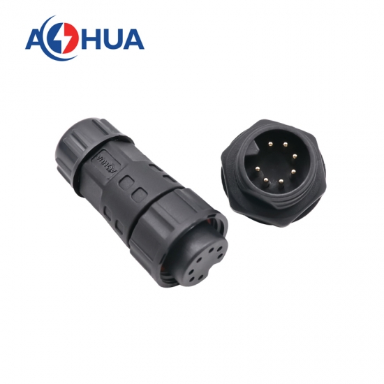 led 7pin panel waterproof connector