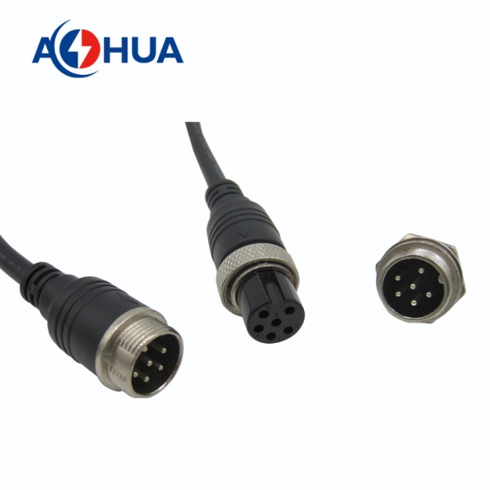 6pin socket with plug connector