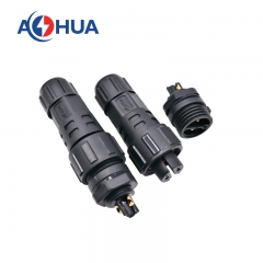 m16 2pin rear male panel mount socket plug