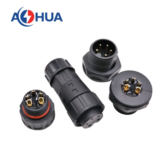 led 2+3pin panel waterproof connector