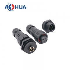 m16 4pin panel mount socket plug