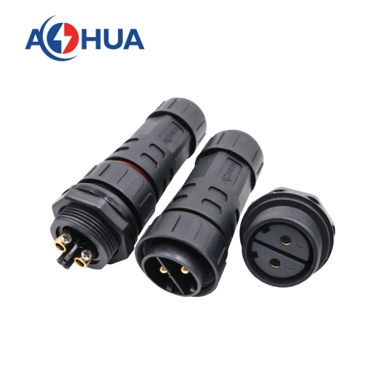 m29 2pin female panel waterproof connector