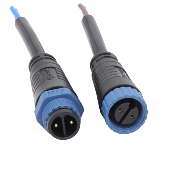 M15 2 pin cable connector