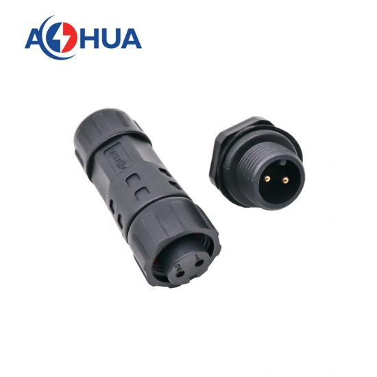M12 waterproof panel connector
