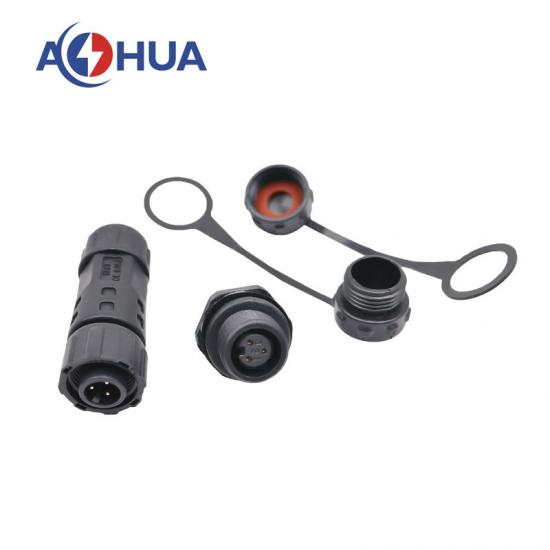 M12 waterproof panel connector