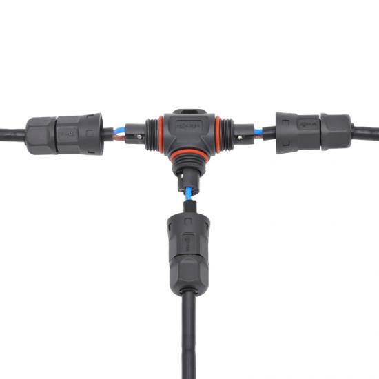 M15 T waterproof cable connector