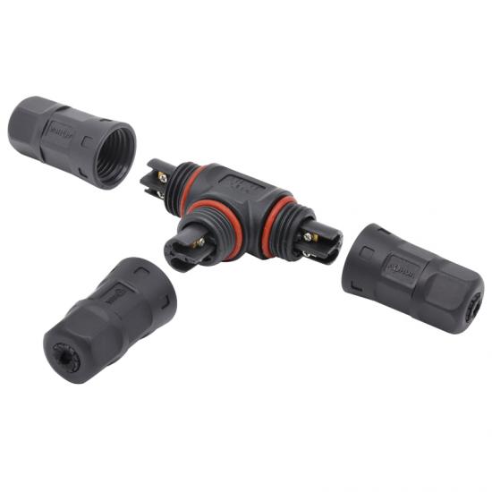 M15 2 pin T waterproof connector