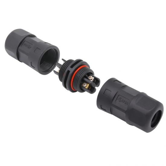 M23 L cable connector