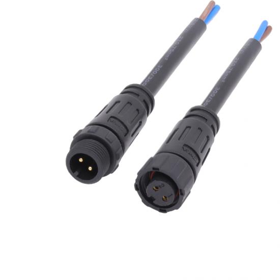 M12 waterproof cable connector
