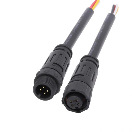 M12 waterproof cable connector