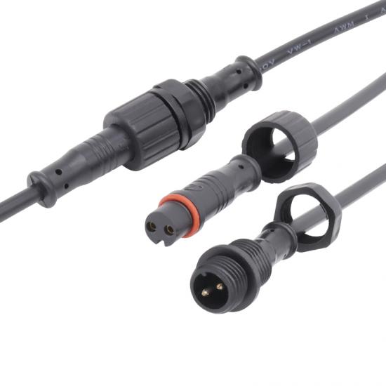 M12 panel waterproof connector