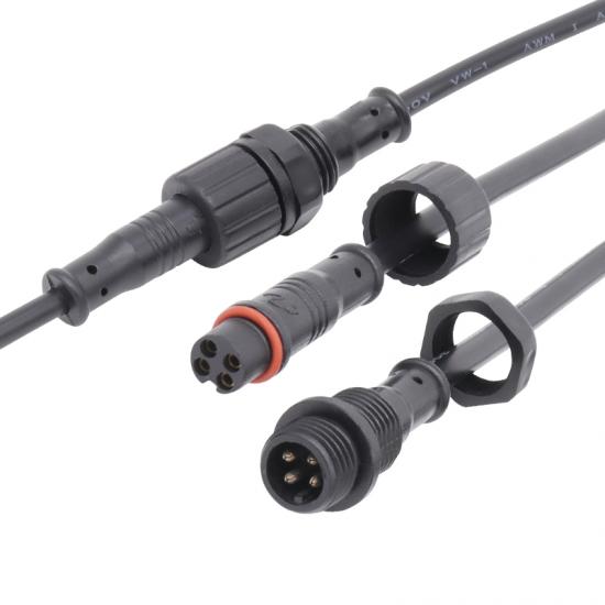 M12 panel waterproof connector