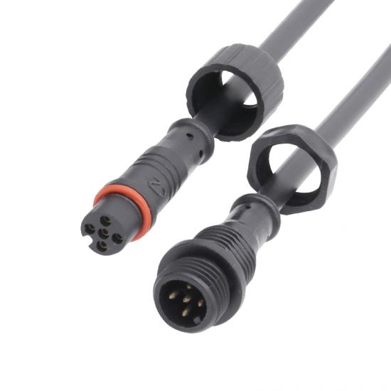 M12 panel waterproof connector