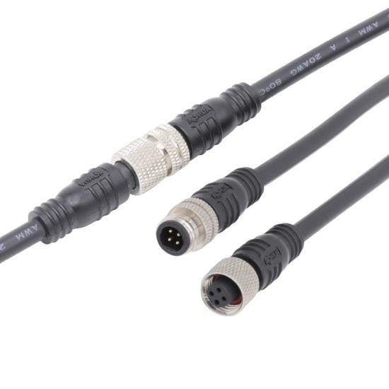 M8 metal waterproof connector