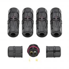 M16 2Pin Straight Type L Connector
