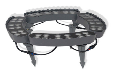 AOHUA IP65  2 3 4 5pin Circular PVC Connector M14 Molded Cable Waterproof Cable Connector for Outdoor LED spotlight