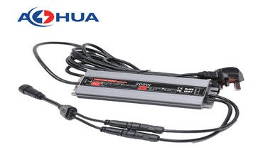 AHUA LED driver M12 male female connector extension 1 to 2  Y type 2 3 pin cable solution power waterproof connector