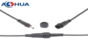 AOHUA 5.5mm*2.1mm and 5.5mm*2.5mm Type DC Power Jack Connector with Assembled Cable