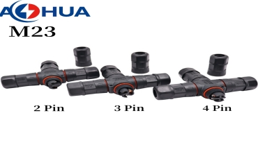 AOHUA XM23 Screw Fixing Four Way Cable Connector For Outdoor Lighting