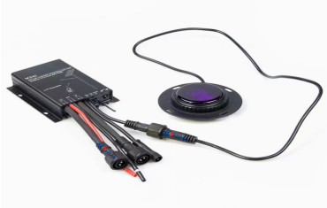 AOHUA IP65 M10 2pin M14 2pin waterproof connector is ulilized for led outdoor solar streetlight application case