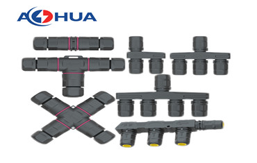 AOHUA outdoor/indoor lighting L/T/X/H type assembly 2 pin LED module ip68 electrical screw type wire connector