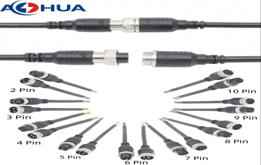 AOHUA Waterproof Aviation Male Female Plug M16 2 to 10 Pin Connector