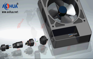  Application of IP67 Male Rear Panel Mount Connector in Fan Systems