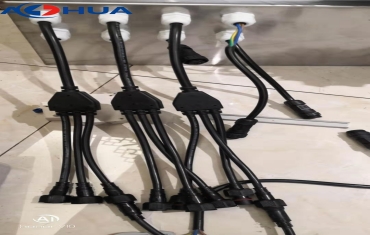 AOHUA LED Lighting Y Type 1 Input 3 Output Waterproof Cable Splitter Connector