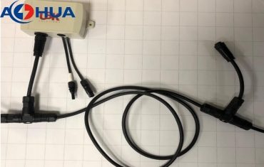 AOHUA 2 3 4 Pin 3 Way T Type Cable Splitter IP65 IP67 IP68 Waterproof Wire Molded Electrical LED Strip Connector For Outdoor Lighting