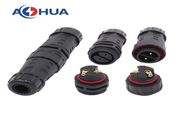 AOHUA M20 LED Lighting Outdoor Screw Fixing Type Cable Waterproof Connector 2,3 Pin